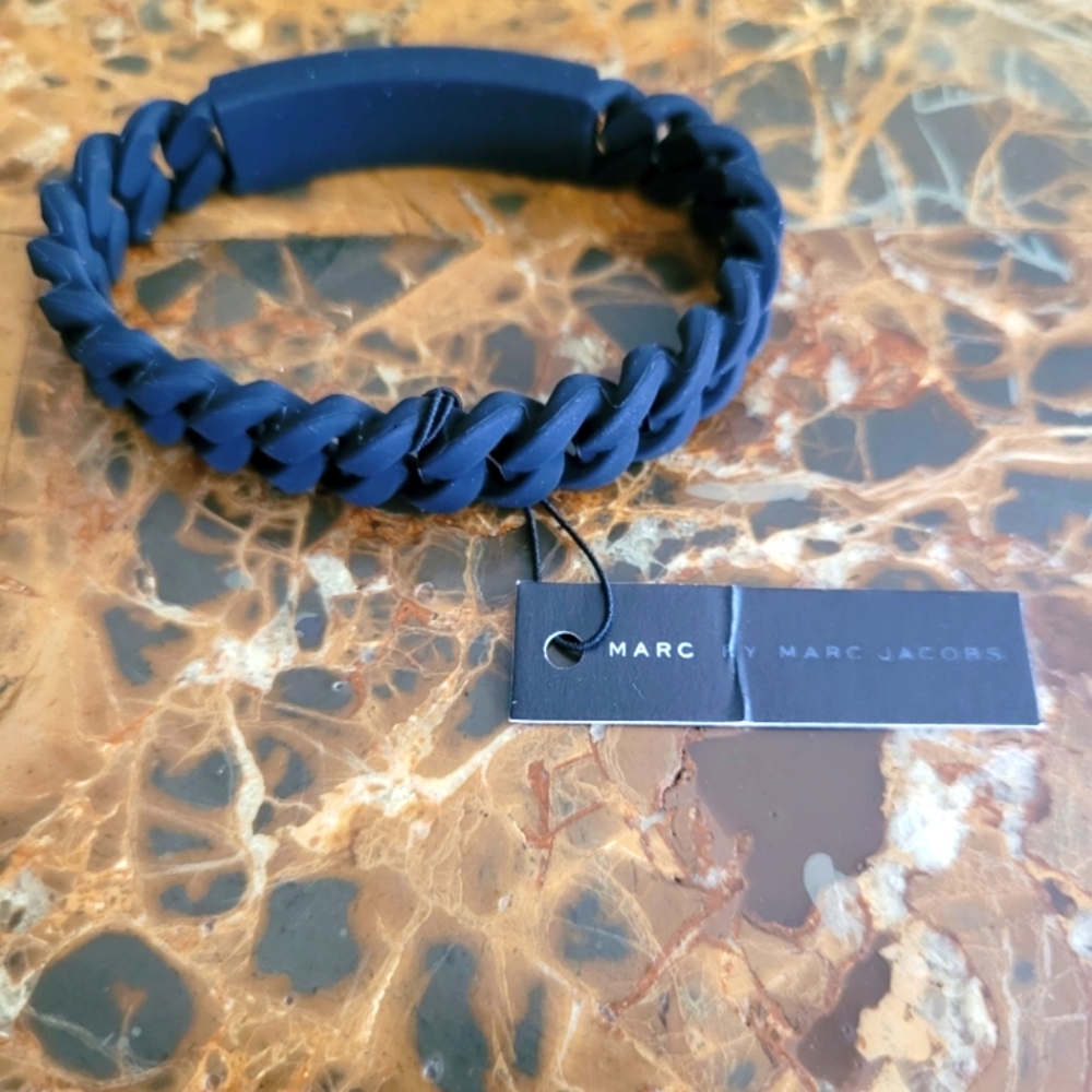 Marc Jacobs Black Braided Bracelet